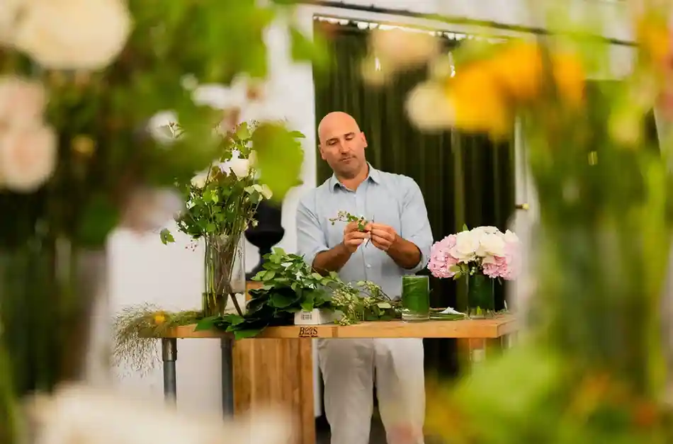 How a Floral Design Master Spends His Day With Roses and Rosé