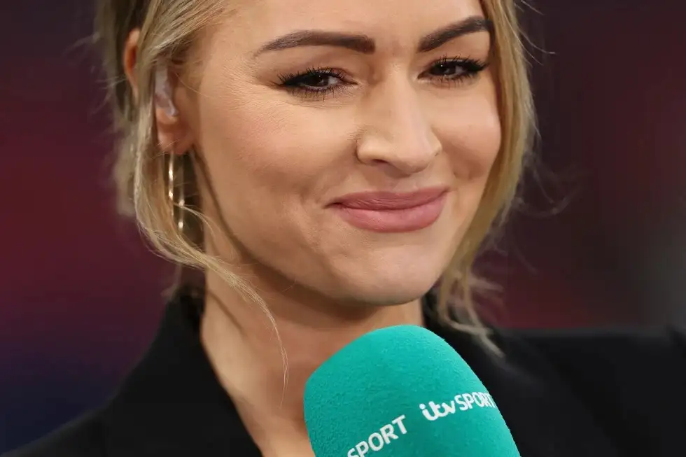 TV presenter Laura Woods collapses live on air during coverage of England soccer match