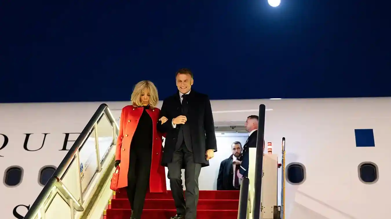 Macron arrives in China for talks with Xi on trade ties and Russia’s war in Ukraine